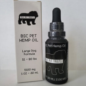 BSC Pet Hemp Oil 2100mg Large Dog Formula