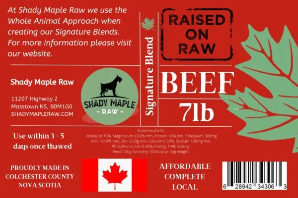 Shady Maple Beef 7lb